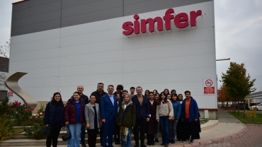 Teknik Gezi kapsamında üniversite-sanayi birlikteliği çerçevesinde işbirliği içerisinde olduğumuz Sersim / Simfer - Kayseri Serbest Bölge Ziyareti