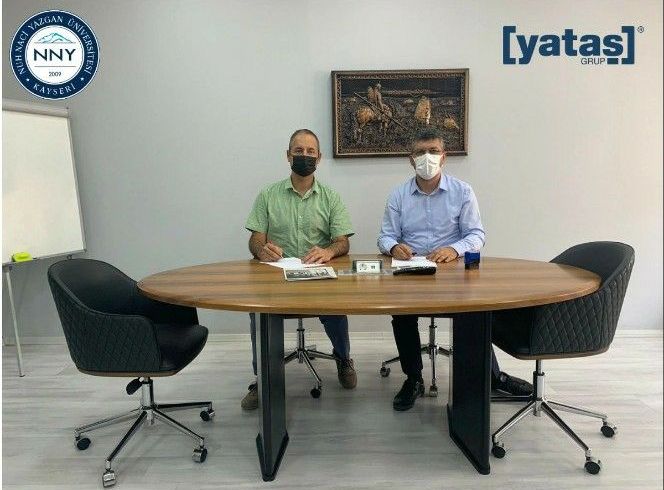 Nuh Naci Yazgan Üniversitesi Mühendislik Fakültesi Endüstri Mühendisliği Bölümü ile Yataş Grup Yatak ve Yorgan Sanayi ve Ticaret A.Ş. arasında İş Birliği Protokolü imzalanmıştır.