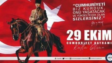 29 Ekim Cumhuriyet Bayramı Kutlu Olsun !