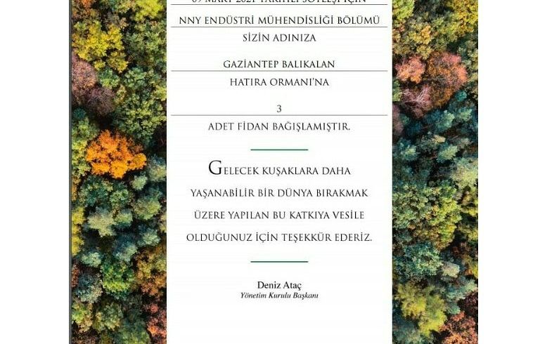 Endüstri Mühendisliği Bölümüne değerli katkılarından dolayı Hakan Cengiz' e bölümümüz öğrencileri adına teşekkür ederiz.