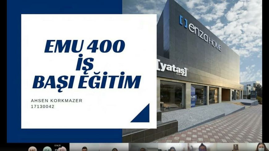 Bölümümüz öğrencilerinden Ahsen KORKMAZER, İşbaşı Eğitim Programı kapsamında Yataş Grup' ta yürütmüş olduğu projeleri Firma Danışmanı, Yataş Kalite Yöneticisi Gözde KÜTÜK ve Üniversite Danışmanı Dr. Öğr. Üyesi Oğuzhan Ahmet ARIK başta olmak üzere Yataş Grup çalışanlarına ve Nuh Naci Yazgan Üniversitesi Endüstri Mühendisliği Bölümü Öğretim Elemanlarına sunmuştur.