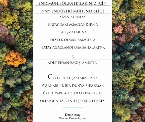 Endüstri Mühendisliği Bölümüne değerli katkılarından dolayı Burcu Kurt Özden hocamıza bölümümüz öğrencileri adına teşekkür ederiz.