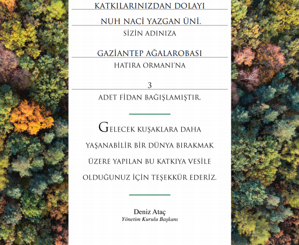 Endüstri Mühendisliği Bölümüne değerli katkılarından dolayı Dr. Habibe Akşit hocamıza bölümümüz öğrencileri adına teşekkür ederiz.