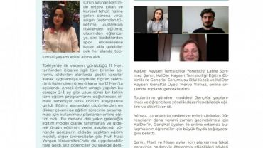 4. Sınıf Öğrencilerimizde Merve Yılmaz Kayseri KalDer Temsilciliğinin Nisan Ayı E-Bülten'inde GençKal Yazarı Olarak Yer Almıştır
