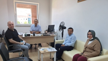 Orta Anadolu Kalkınma Ajansı Uzmanları Bölüm Başkanımız Prof.Dr. Erkan Köse’yi Ziyaret Ettiler
