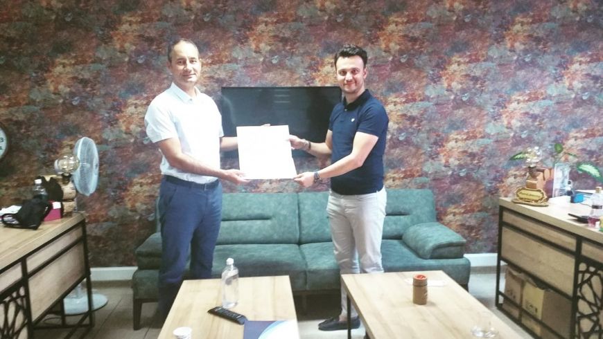 Bölüm Başkanımız Prof.Dr. Erkan KÖSE, End.Yük.Müh. Yener YAVUZ'u Ziyaret Etmişlerdir