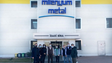 Beyza Baktır ve Barış Güney, İş Başı Eğitimi dersi ile İşkur'un İş Başı Eğitim Programından yararlanarak Milenyum Metal' de işe başlamışlardır.