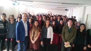 Melikgazi  Mustafa Eminoğlu Anadolu Lisesi'nde Endüstri 4.0 ve Geleceğin Meslekleri Konulu Konferans Düzenledik