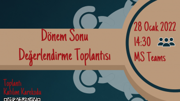 Dönem Sonu Değerlendirme Toplantısı