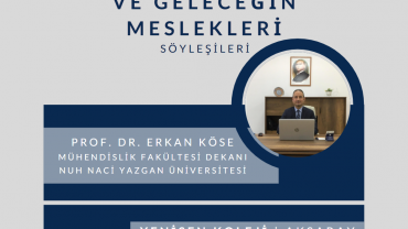 NNY Üniversitesi Mühendislik Fakültesi Dekanı Prof. Dr. Erkan Köse, 31 Aralık 2021 Saat:13:30' da Aksaray Yenisen Koleji öğrencileri ile buluşuyor.